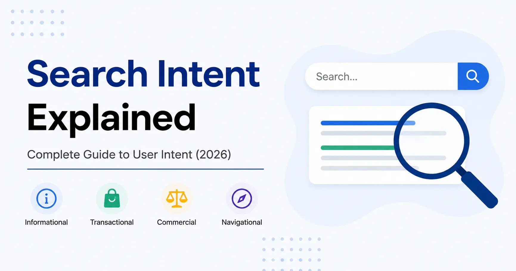 Search Intent Explained: Complete Guide to User Intent (2026)
